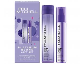 Drkov sada pro blond vlasy Paul Mitchell Platinum Blond Gift Set