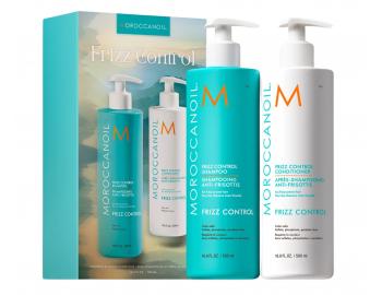 Drkov sada pro uhlazen krepatch vlas Moroccanoil Frizz Control Duo - 2 x 500 ml