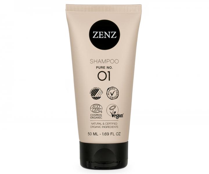 Jemn ampon pro vechny typy vlas Zenz Shampoo Pure No. 01
