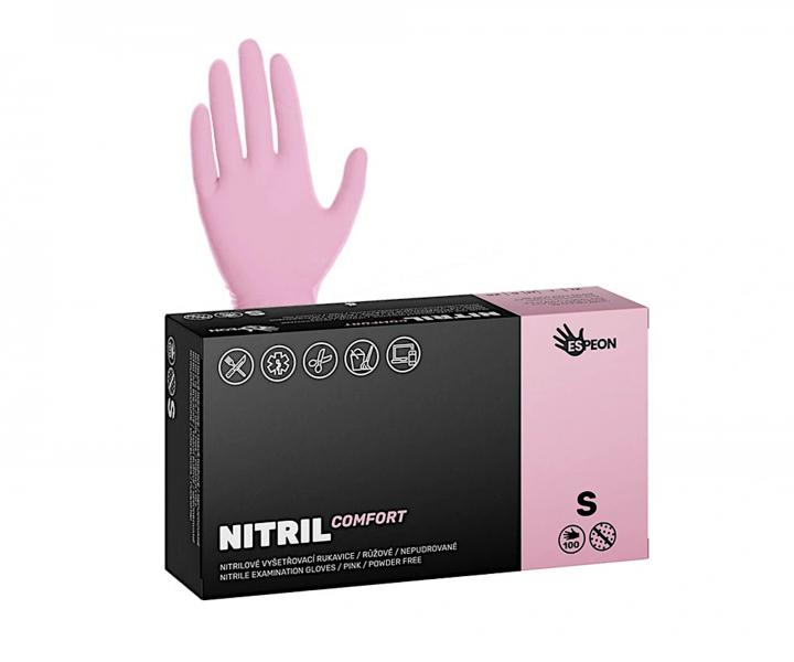 Nitrilov rukavice Espeon Nitril Comfort - 100 ks, rov, velikost S