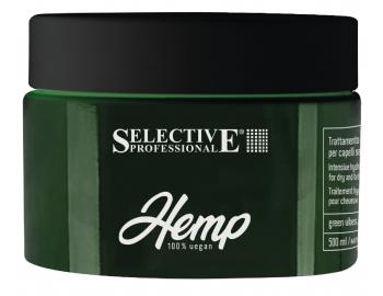 Maska pro such a lmav vlasy Selective Professional Hemp Intensive Hydrating Treatment - 500 ml