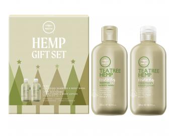 Drkov sada pro regeneraci vlas s konopnm olejem Paul Mitchell Tea Tree Hemp Gift Set