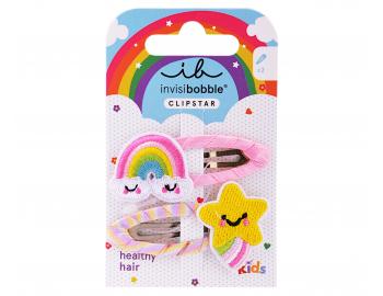 Dtsk sponky do vlas pukaky Invisibobble Clipstar Happy Sky - 2 ks