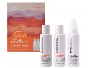 Cestovn sada pro barven vlasy s fixanm sprejem Paul Mitchell Color Protect Travel Kit
