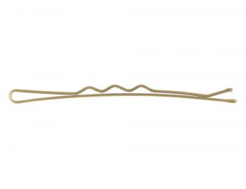 Vlnit sponka Sibel Wavy - 7 cm, zlat - 500 g - nov
