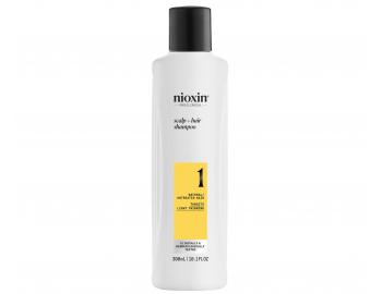 istic ampon pro mrn dnouc prodn vlasy Nioxin System 1 Scalp + Hair Shampoo - 300 ml