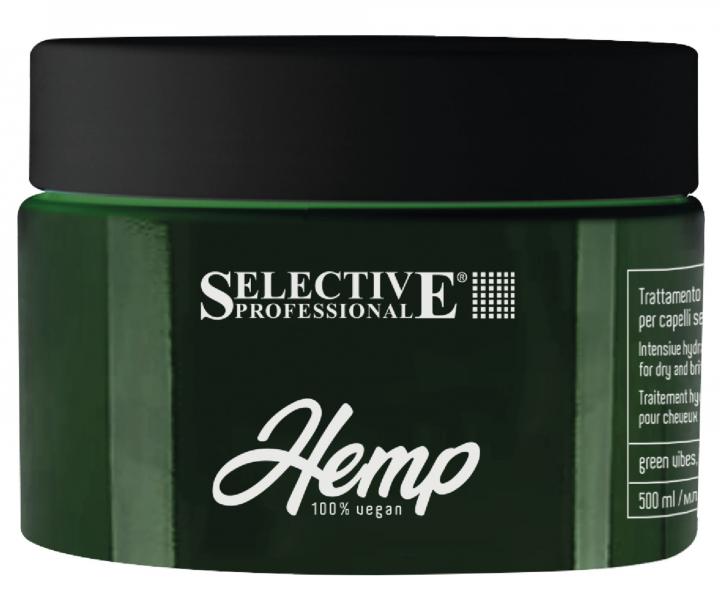 Regeneran gelov maska Selective Professional Hemp Conditioning Jelly Treatment - 500 ml