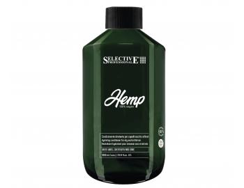 ada pro hydrataci a regeneraci suchch a lmavch vlas Selective Professional Hemp - kondicionr - 1000 ml