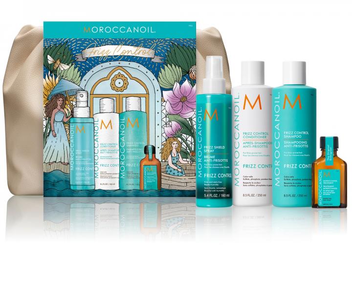 Drkov sada pro uhlazen krepatch vlas Moroccanoil Frizz Control + tatika zdarma