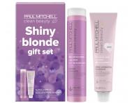 Drkov sada pro neutralizaci lutch tn Paul Mitchell Clean Beauty Shiny Blonde Gift Set