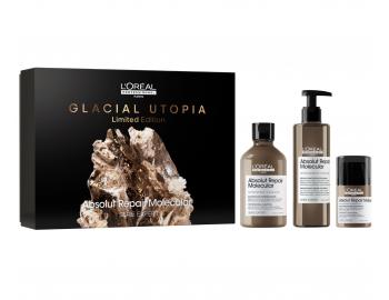 Drkov sada pro pokozen vlasy Loral Professionnel Serie Expert Absolut Repair Molecular Trio