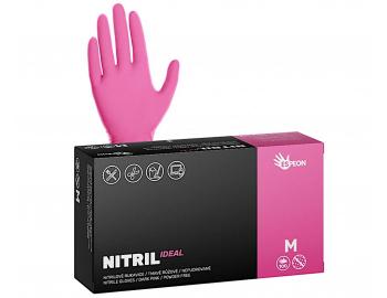 Nitrilov rukavice Espeon Nitril Ideal - 100 ks, velikost M - tmav rov