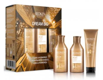 Vyivujc drkov sada pro such a kehk vlasy Redken All Soft Dream Big