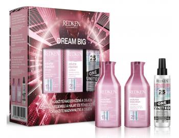 Drkov sada pro okamit objem a nadzdvien jemnch vlas Redken Volume Injection Dream Big