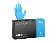 Silnj nitrilov rukavice Espeon Nitril Ideal 3 - 100 ks, modr, velikost S