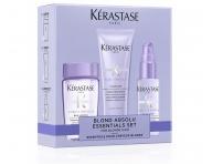 Drkov cestovn sada pro blond vlasy Krastase Blond Absolu Essentials Set For Blonde Hair