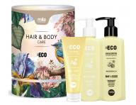 Drkov sada pro kompletn pi o tlo a vlasy Mila Professional Be Eco Hair & Body Care SOS