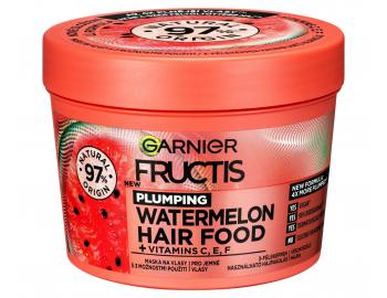 Maska pro jemn vlasy bez objemu Garnier Fructis Watermelon Hair Food 3 Usage Mask - 400 ml