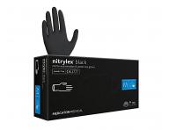 Nitrilov rukavice pro kadenky Mercator Nitrylex Black 100 ks - ern, velikost M