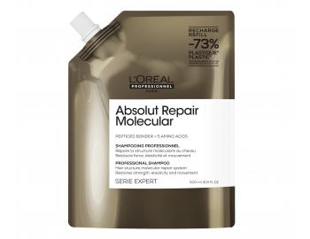 ampon pro pokozen vlasy Loral Professionnel Serie Expert Absolut Repair Molecular - 500 ml, nhradn npl