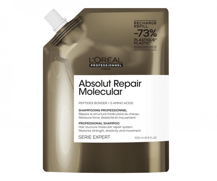 ampon pro pokozen vlasy Loral Professionnel Serie Expert Absolut Repair Molecular - 500 ml, nhradn npl