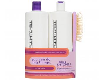 Sada pro objem vlas Paul Mitchell Extra Body Save On + kart zdarma