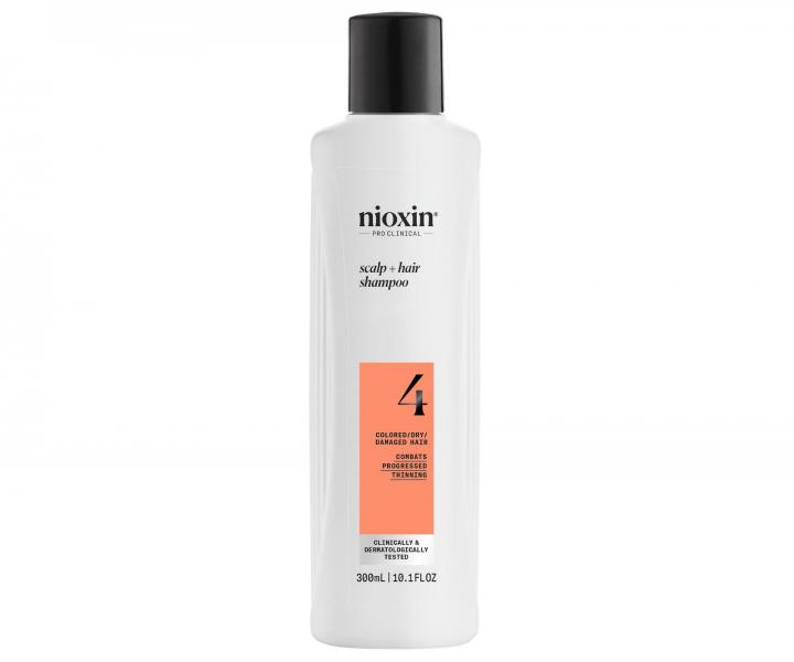 istic ampon pro siln dnouc barven vlasy Nioxin System 4 Scalp + Hair Shampoo - 300 ml