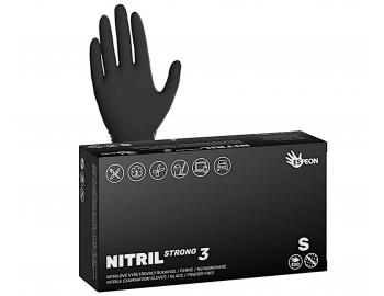 Siln nitrilov rukavice se zdrsnnm povrchem Espeon Nitril Strong 3 - 100 ks, ern - S