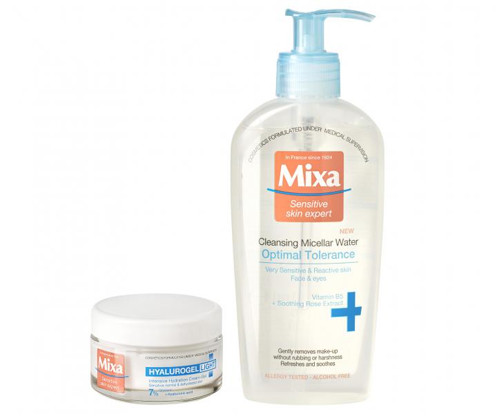 Drkov hydratan sada pro citlivou ple Mixa Sensitive skin expert