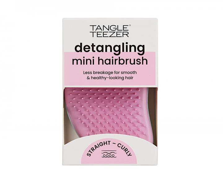 Kart na rozesvn vlas Tangle Teezer Original Mini Marine Teal and Rosebud - rovo-tyrkysov