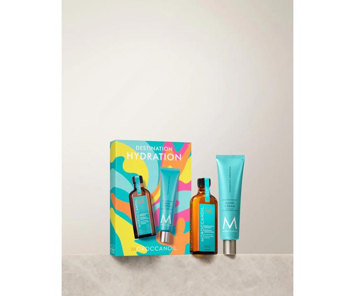 Drkov sada pro pi o vlasy a tlo Moroccanoil Destination Hydration