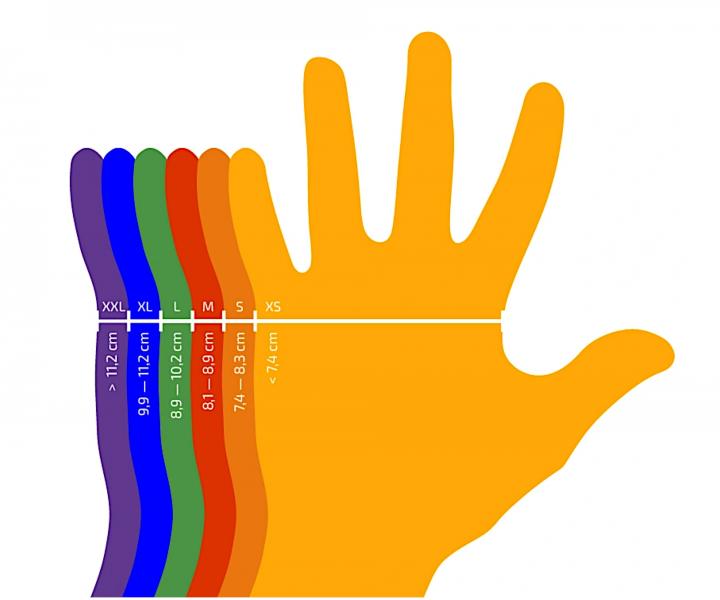 Silnj nitrilov rukavice Espeon Nitril Ideal 3 - 100 ks, modr, velikost XL