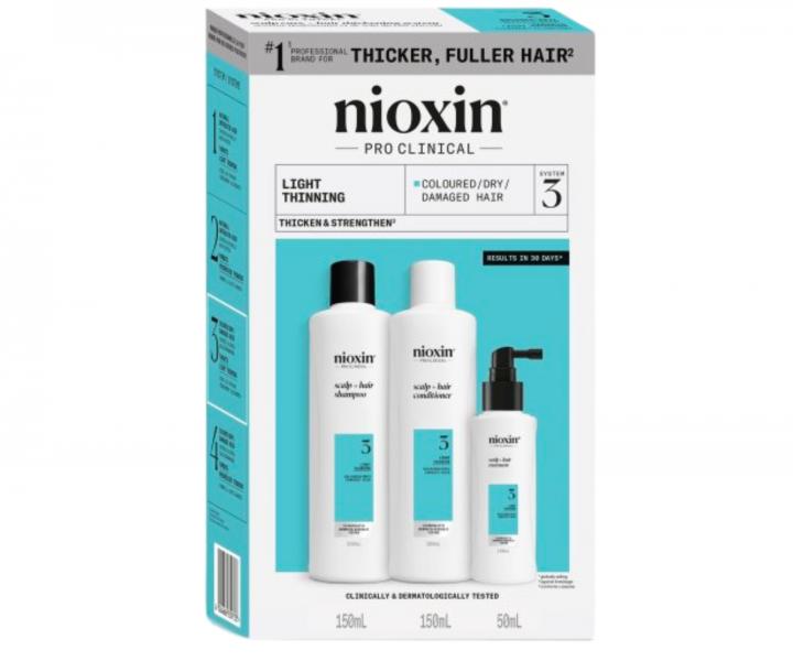 Sada pro mrn dnouc barven vlasy Nioxin System 3 Trial Kit No.3