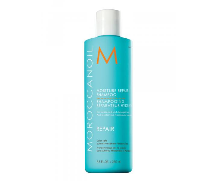 Drkov sada pro regeneraci vlas Moroccanoil Magic of Repair + kosmetick taka zdarma