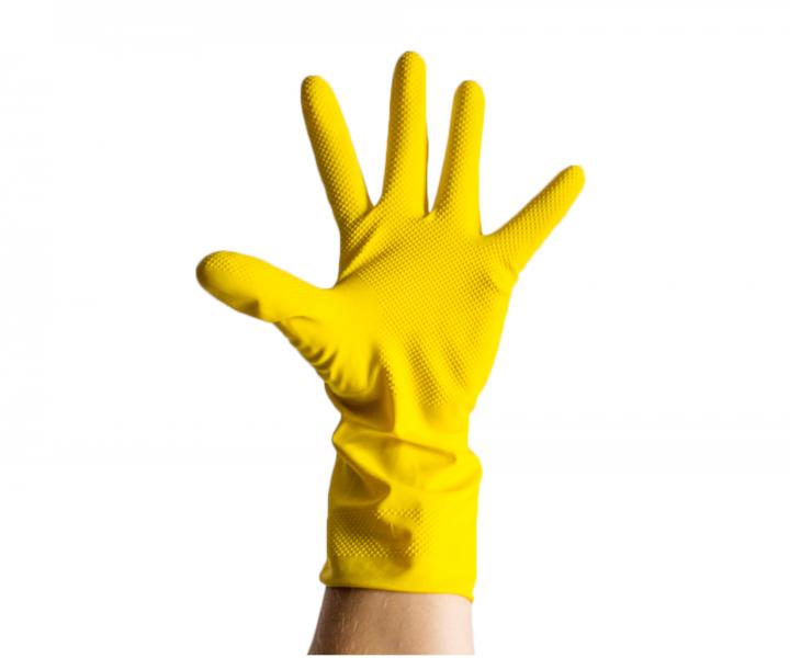 Latexov klidov rukavice Espeon  Economy - lut, velikost XL