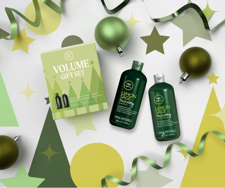 Drkov sada pro objem vlas Paul Mitchell Lemon Sage Volume Gift Set