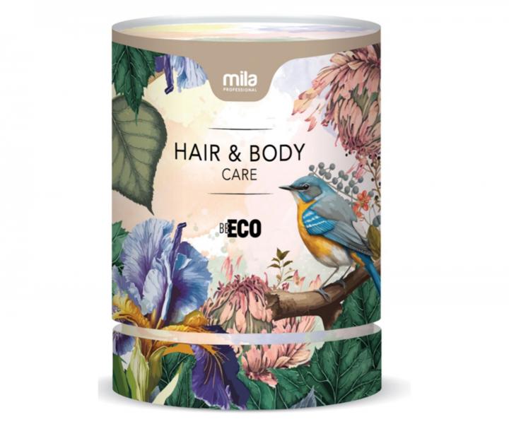 Drkov sada pro kompletn pi o tlo a vlasy Mila Professional Be Eco Hair & Body Care Vivid