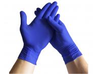 Nitrilov rukavice s hydratac Espeon Nitril Moistcare 3 - 100 ks, tmav modr, velikost S