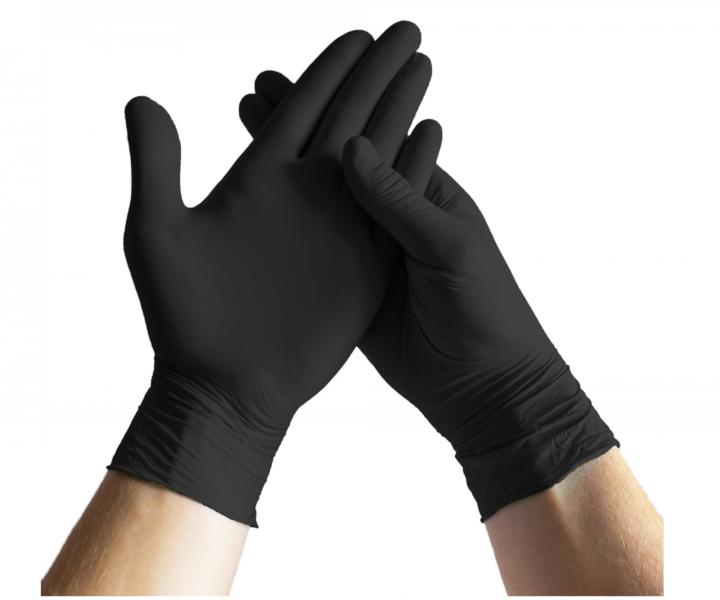 Silnj nitrilov rukavice Espeon Nitril Ideal 3 - 100 ks, ern, velikost L