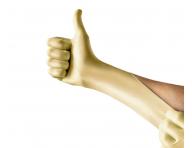 Nitrilov rukavice Espeon Nitril Sparkle - 100 ks, perleov zlat, velikost L