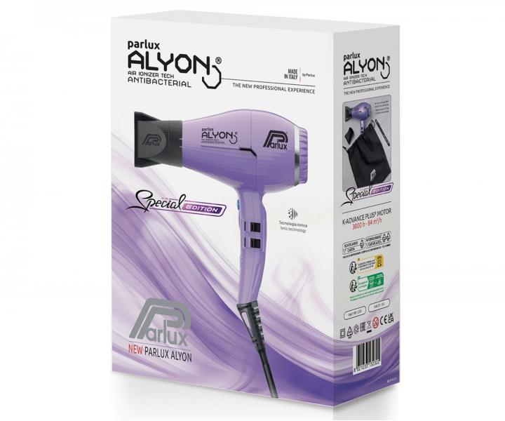 Profesionln fn na vlasy Parlux Alyon Air Ionic Tech - fialov, 2250 W