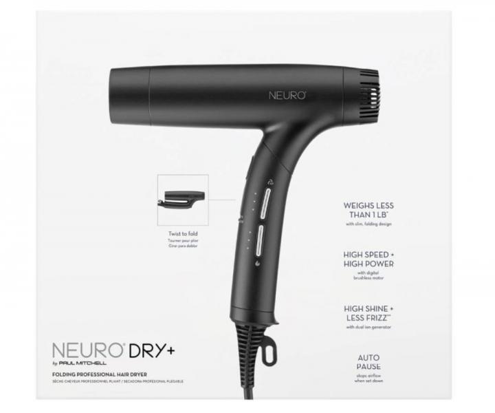 Profesionln skldac fn na vlasy Paul Mitchell Neuro Dry+ - 1600 W, ern