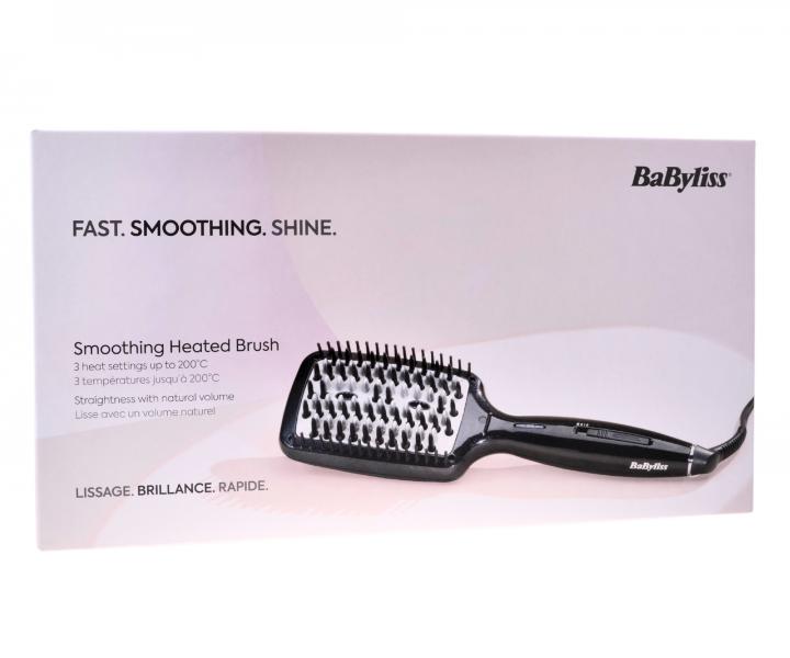 Nahvac ehlc kart na vlasy Babyliss Smoothing Heated Brush - ern