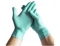 Ekologick nitrilov rukavice Espeon Nitril Bio - 100 ks, zelen, velikost S