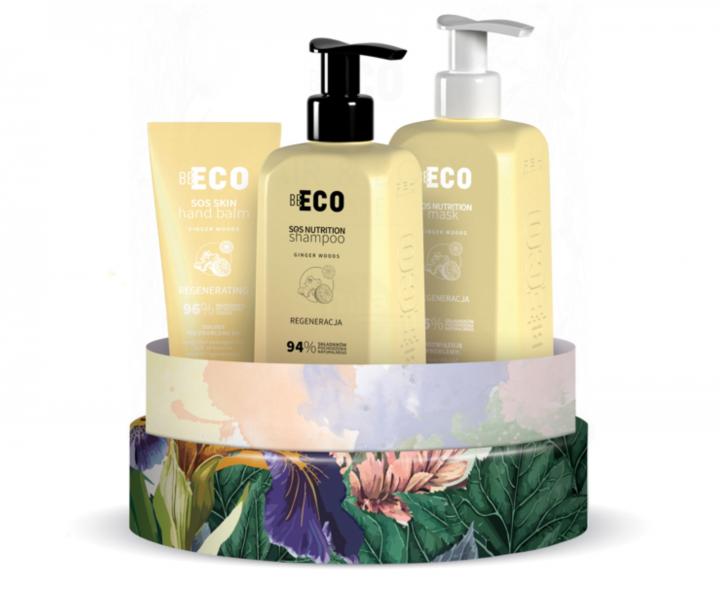 Drkov sada pro kompletn pi o tlo a vlasy Mila Professional Be Eco Hair & Body Care SOS