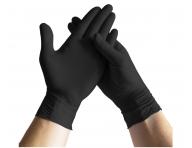 Siln nitrilov rukavice se zdrsnnm povrchem Espeon Nitril Strong 3 - 100 ks, ern, velikost XL
